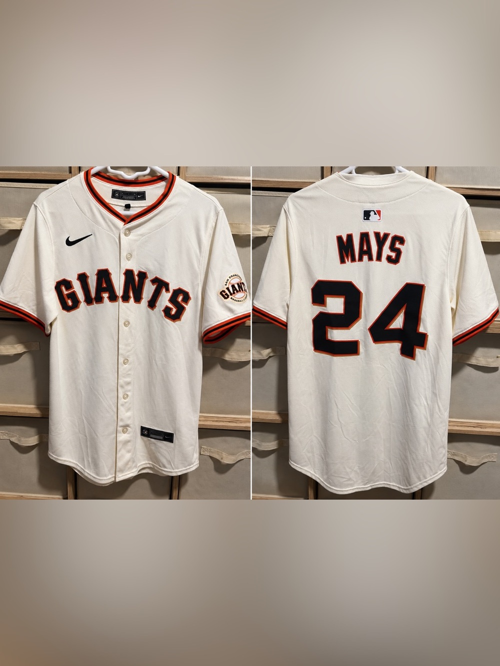 Nike San Francisco Giants Willie Mays #24 MLB Jersey White Men’s Small